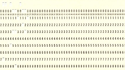 Image showing Punched card