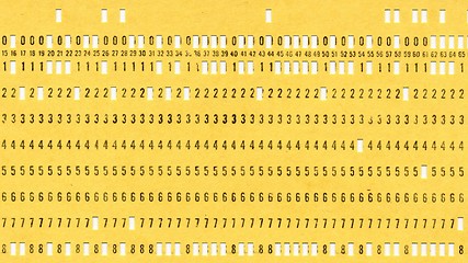 Image showing Punched card