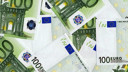 Image showing Euro notes