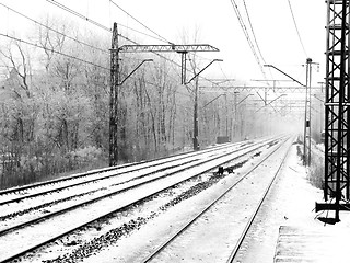 Image showing station in winter