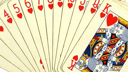 Image showing Pocker full scale cards