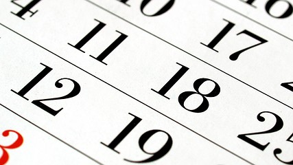 Image showing Calendar