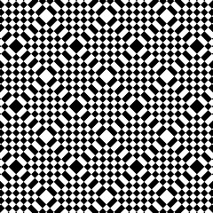 Image showing Abstract black and white tiles