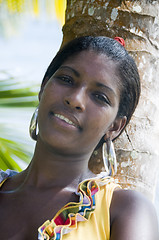 Image showing native pretty young woman nicaragua