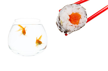 Image showing Sushi surprise