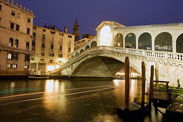 Image showing Rialto bridge, Venice