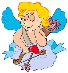 Image showing Dreaming Cupid