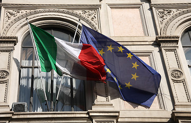 Image showing Italy and European Union