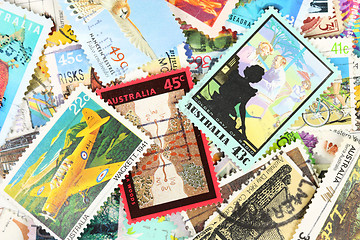 Image showing Postage stamps