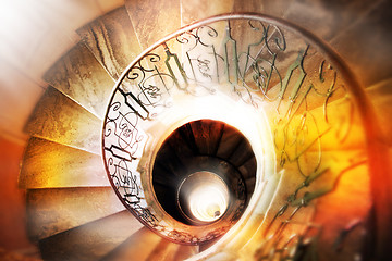 Image showing Spiral staircase

