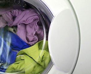 Image showing Clothes in laundry