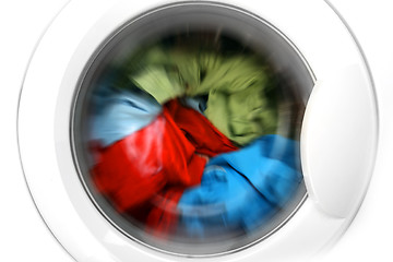 Image showing Clothes in laundry