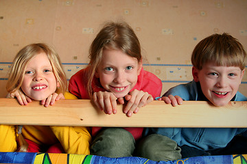 Image showing Cheerful kids