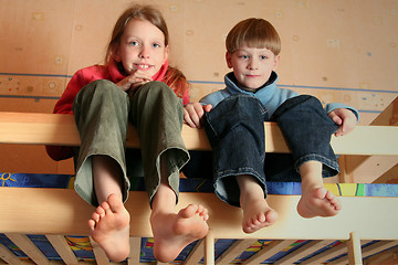 Image showing Cheerful kids