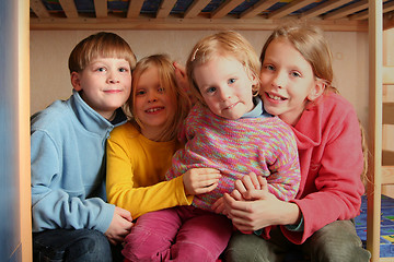 Image showing Cheerful kids