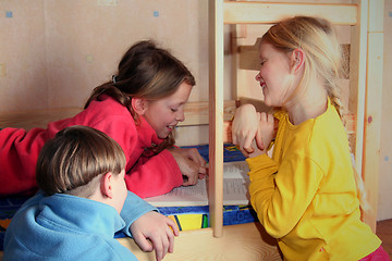 Image showing Cheerful kids