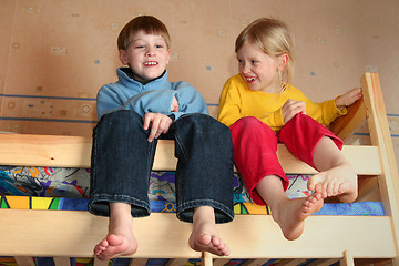 Image showing Cheerful kids