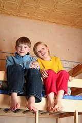 Image showing Cheerful kids