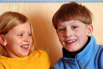 Image showing Cheerful kids