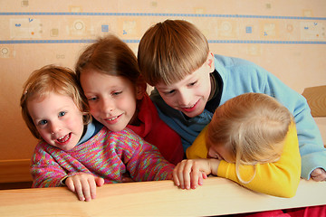 Image showing Cheerful kids