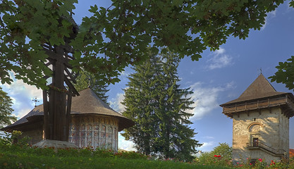 Image showing  Gura Humorului Monastery,Moldavia,Romania