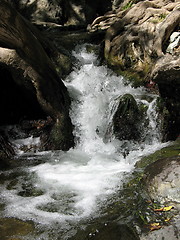 Image showing Miniature waterfall. Platres. Cyprus