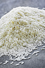 Image showing Long grain rice