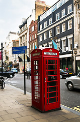 Image showing Telephone box in London