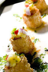 Image showing thai crab cakes appetizer