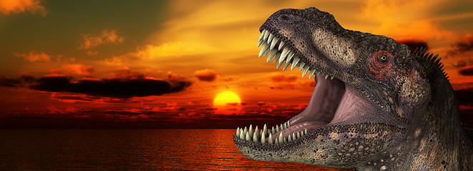 Image showing T Rex Sunrise 