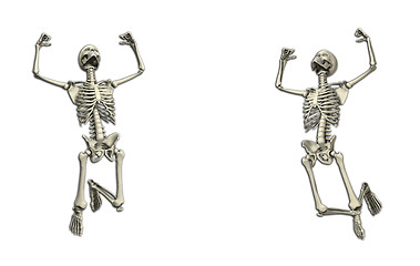 Image showing Jumping Skeletons