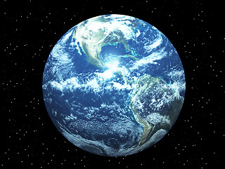 Image showing Earth In Space