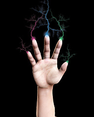 Image showing Lightning Fingers