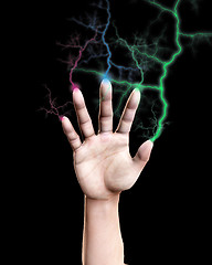 Image showing Lightning Fingers