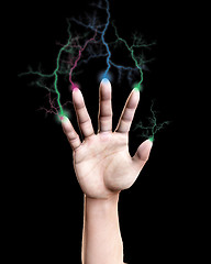 Image showing Lightning Fingers 