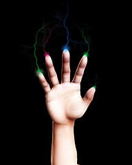 Image showing Lightning Fingers 