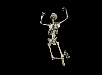 Image showing Skeleton Jumping 