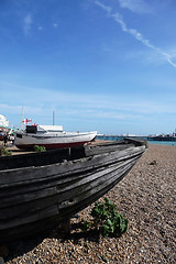 Image showing Old Boat In Brighton