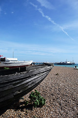 Image showing Old Boat In Brighton