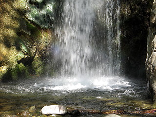 Image showing Falling waters. Platres. Cyprus