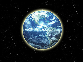 Image showing Earth In Space 