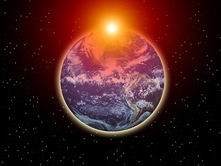 Image showing Earth In Space 