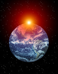 Image showing Earth In Space