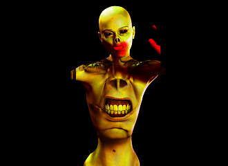 Image showing Abstract Zombie Scene