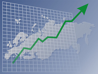 Image showing Europe chart up