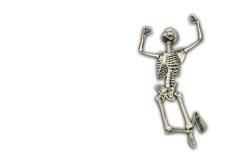 Image showing Skeleton Jumping