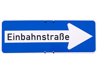 Image showing One way