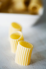 Image showing Close-up of uncooked pasta