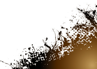 Image showing brown grunge background