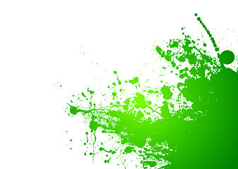 Image showing green splat grunge